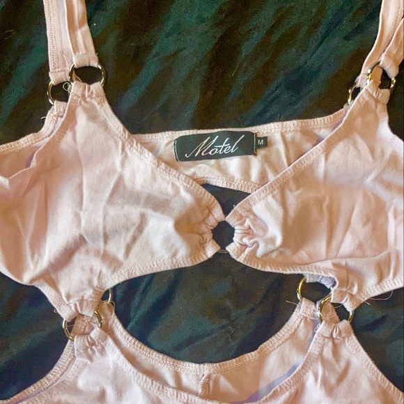 Motel lilac Ring O BikerShort onesie - Picture 2 of 2